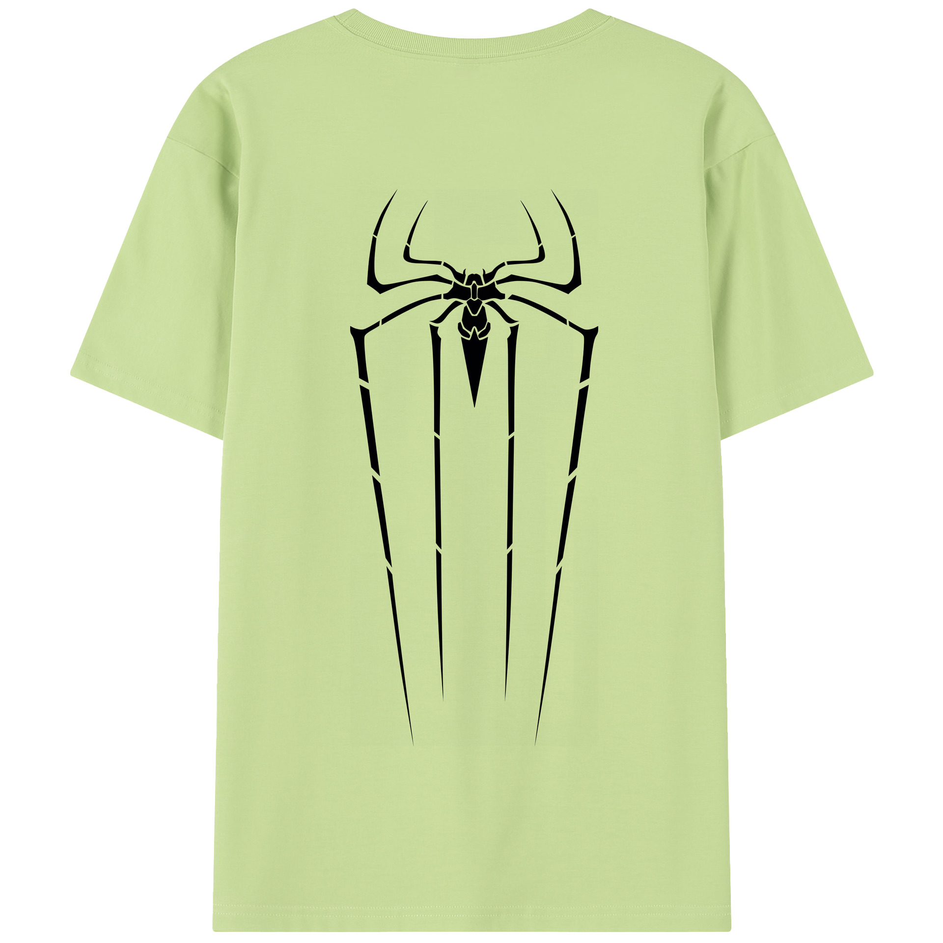 （画像用） Spider Man スパイダーマン 綿100％半袖Tシャツ（背面プリント）
